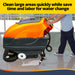 RT120 34" Self-Propelled Floor Scrubber Machine, 33-gal Tank, 75,000 sqft/h - Sweatfully