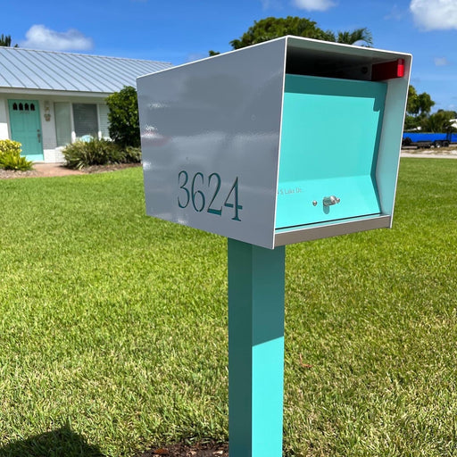 The Original UptownBox in ARCTIC WHITE - Modern Mailbox - Sweatfully