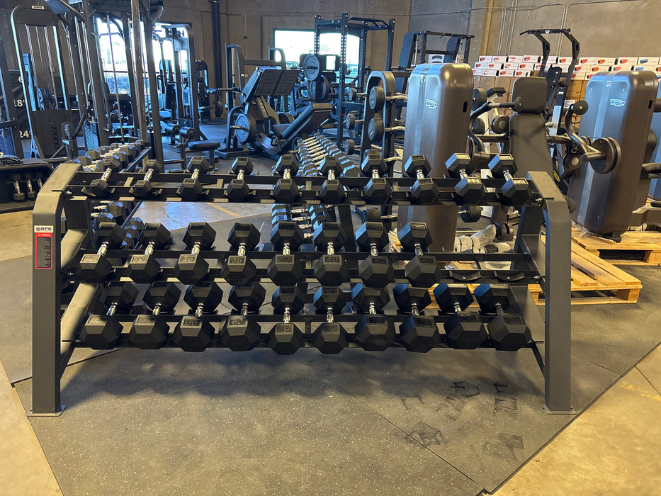 SFE Commercial Dumbbell Rack, 15 Pairs (New) - Sweatfully