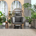 Outdoor Swivel Chair with Cushions, Rattan Egg Patio Chair with Rocking Function for Balcony, Poolside and Garden - Sweatfully