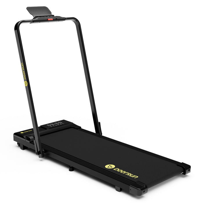 DeerRun A5 Pro Smart 2 in 1 Folding Treadmill Black - Sweatfully