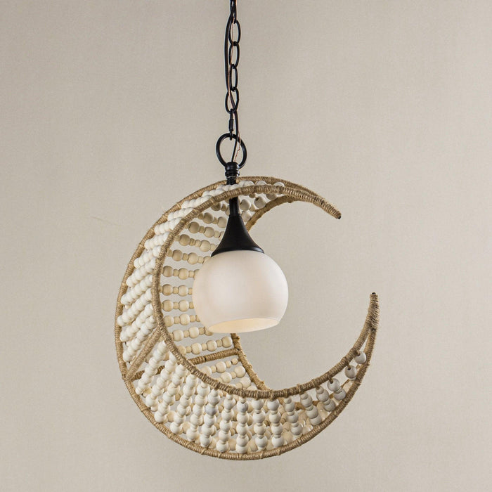 1-Light Farmhouse Boho Island Pendant Lighting - Sweatfully