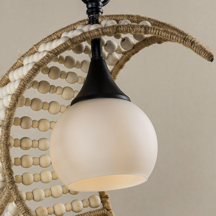1-Light Farmhouse Boho Island Pendant Lighting - Sweatfully