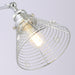 1-Light Modern Silver Wall Scone Light - Sweatfully