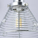 1-Light Modern Silver Wall Scone Light - Sweatfully
