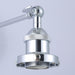 1-Light Modern Silver Wall Scone Light - Sweatfully