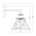 1-Light Modern Silver Wall Scone Light - Sweatfully