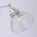 1-Light Modern Silver Wall Scone Light - Sweatfully