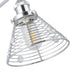 1-Light Modern Silver Wall Scone Light - Sweatfully
