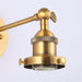 1-Light Rhem Brass Wall Sconce Light - Sweatfully