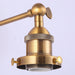 1-Light Traditional Rattan Golden Wall Sconce Light - Sweatfully