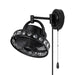 10" Modern Black Small Ceiling Fan with Pull Chain - Sweatfully
