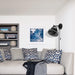 10" Modern Black Small Ceiling Fan with Pull Chain - Sweatfully