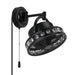 10" Modern Black Small Ceiling Fan with Pull Chain - Sweatfully