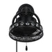 10" Modern Black Small Ceiling Fan with Pull Chain - Sweatfully