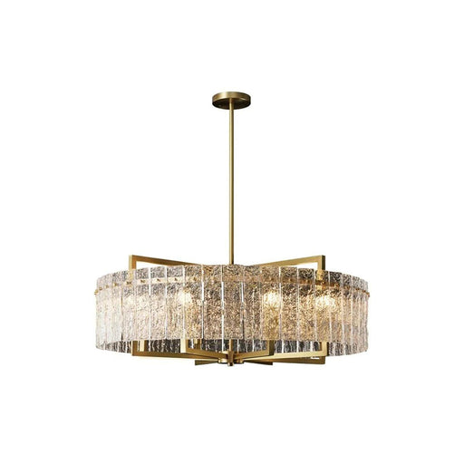 Pure copper Round Crystal Chandelier - Sweatfully