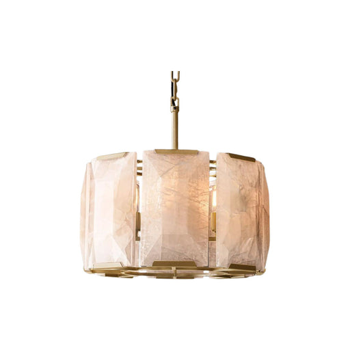 Harson Calcite Round Chandelier 19" - Sweatfully