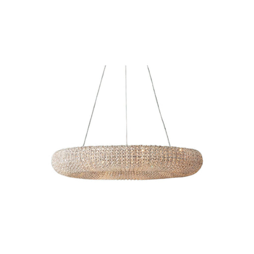 Crystal Clear Round Chandelier - Sweatfully
