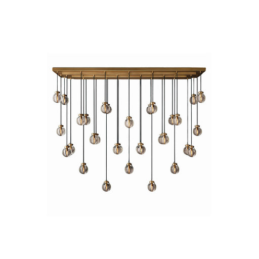 Fantasy Pearl Ball Linear Chandelier 72" - Sweatfully
