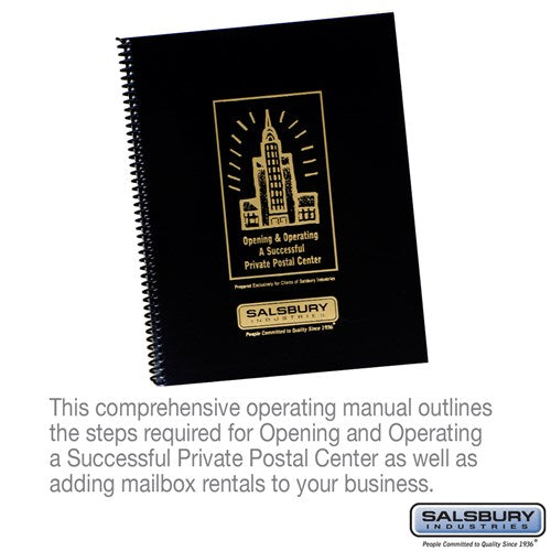 Salsbury Private Postal Center Operating Manual - Sweatfully