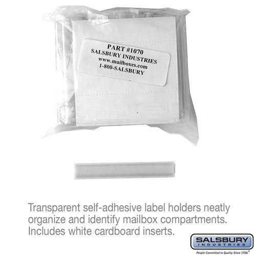 Label Holders  -  Bag of (50) - Sweatfully