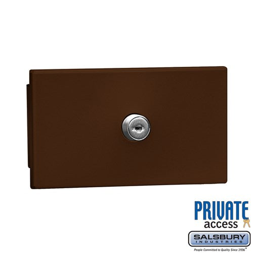 Salsbury Key Keeper (Includes Commercial Lock) - Bronze- Recessed Mounted - Private Access - Sweatfully