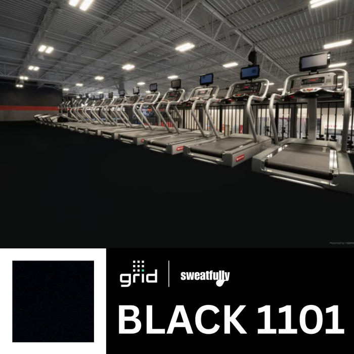 Grid Regrind Rubber Bull Tiles CORE Series Rubber Flooring with Flecks (1 sq. ft.)