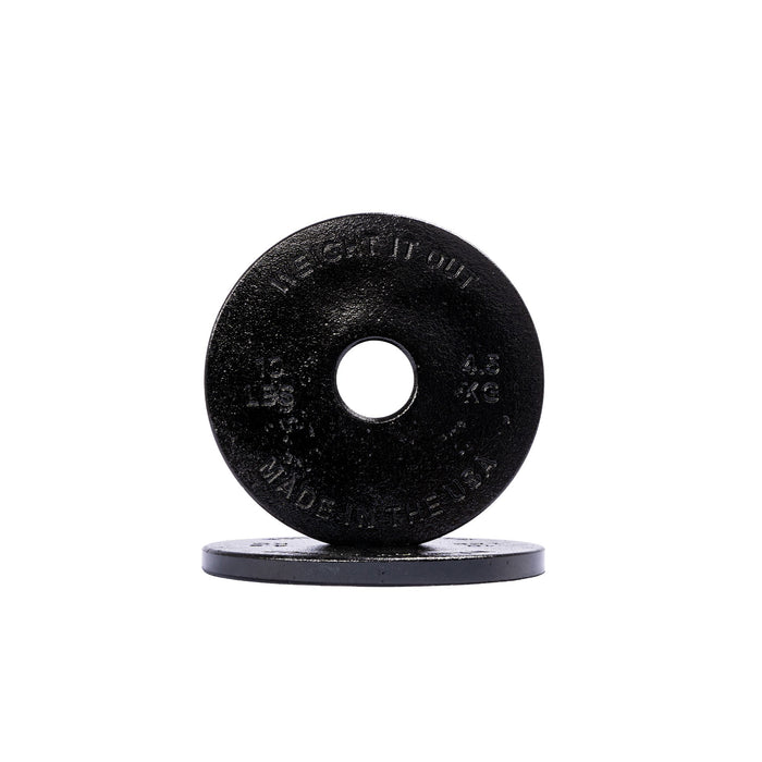 Cast Iron Machined Weight Plate Pairs - Sweatfully