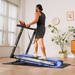 DeerRun X20 Treadmill with 15% Auto Incline Full Running Deck Treadmill | 400Lbs, 11.3Mph - Sweatfully