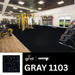 Grid Regrind Rubber Modx Tiles CORE Series Rubber Flooring with Flecks (1 sq. ft.) - Sweatfully