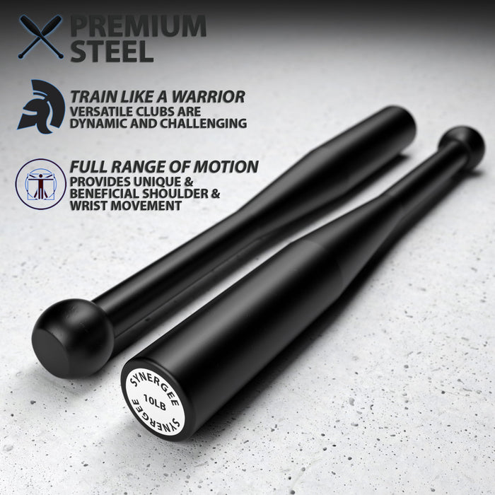 Synergee Indian Clubs - Sweatfully