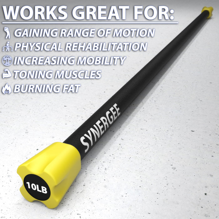 Synergee Weighted Workout Bars - Sweatfully
