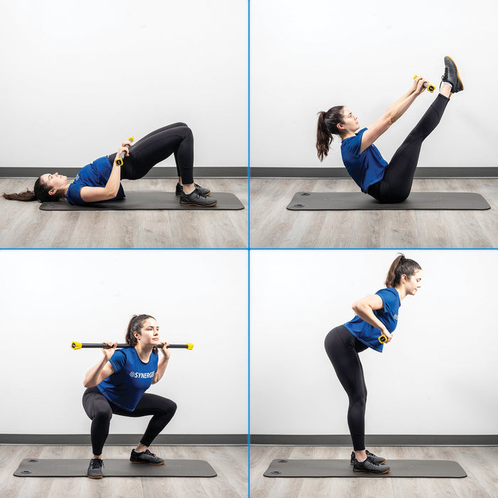 Synergee Weighted Workout Bars - Sweatfully