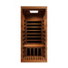 Peak Saunas Aspen 1-Person Indoor FAR Infrared Sauna with Smart WiFi App Control - Sweatfully