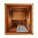 Peak Saunas Aspen 1-Person Indoor FAR Infrared Sauna with Smart WiFi App Control - Sweatfully