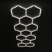 HexGlow Lighting Large Long 11 Hex Kit (21.32' x 6.75') - Sweatfully