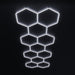 HexGlow Lighting Large Long 11 Hex Kit (21.32' x 6.75') - Sweatfully