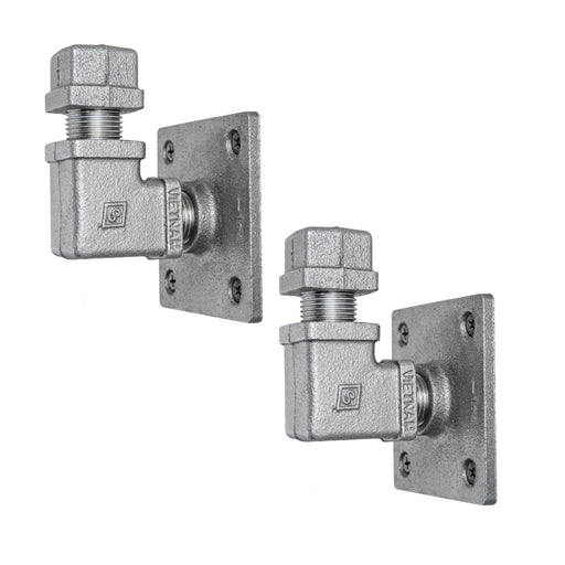 90 Degree Square Elbow Wall Hook Kit (2 Pack) - Sweatfully