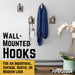 90 Degree Square Elbow Wall Hook Kit (2 Pack) - Sweatfully