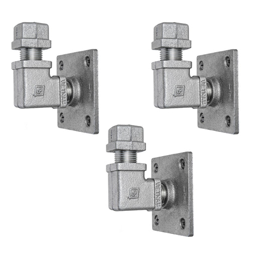 90 Degree Square Elbow Wall Hook Kit (3 Pack) - Sweatfully