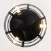 12" Flush Mount Low Profile Caged Small Ceiling Fan with Light and Remote Control - Sweatfully