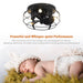 12" Flush Mount Low Profile Caged Small Ceiling Fan with Light and Remote Control - Sweatfully