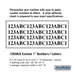 Salsbury Custom Numbers / Letters - Horizontal - Black Vinyl - 1 Inch High - Sweatfully