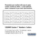 Salsbury Custom Numbers / Letters - Horizontal - White Vinyl - 1 Inch High - Sweatfully