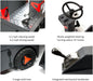 SM1250+ 49" Ride-on Industrial Floor Sweeper,  69000 Sqft/h, 3.5 hr Fast Charging Lithium Battery - Sweatfully