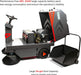 SM1250+ 49" Ride-on Industrial Floor Sweeper,  69000 Sqft/h, 3.5 hr Fast Charging Lithium Battery - Sweatfully
