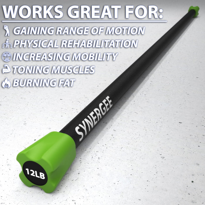 Synergee Weighted Workout Bars - Sweatfully
