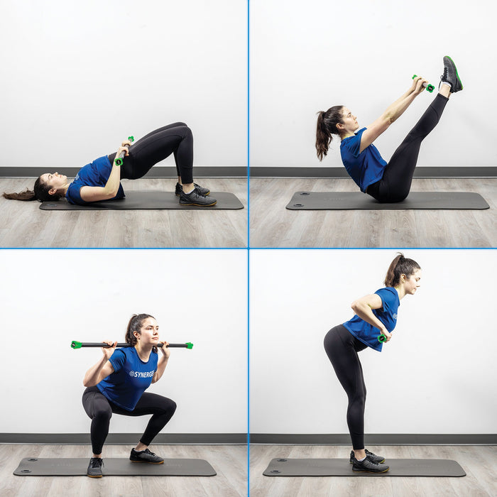 Synergee Weighted Workout Bars - Sweatfully