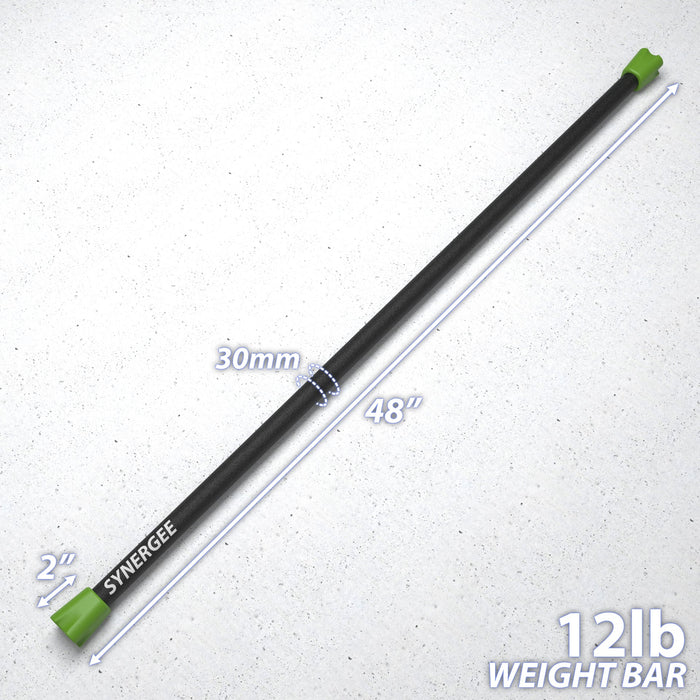 Synergee Weighted Workout Bars - Sweatfully