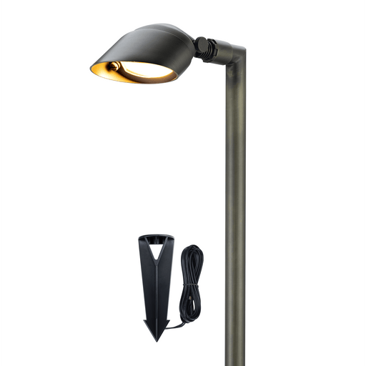 Gardenreet Brass Low Voltage Pathway Lights, 12V Outdoor LED Landscape Path Lights(Adjustable Angle) for Walkway Driveway Garden Yard (2414) - Sweatfully
